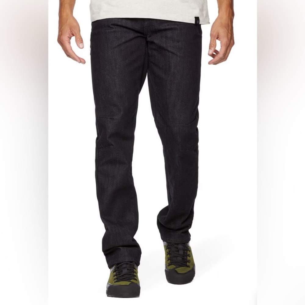 Black Diamond NWT MEN’S Mission Wool Denim Pants BLACK/Dark Gray